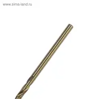Сверло по металлу ТУНДРА, HSS-Co (5% кобальта), цилиндрический хвост., 2.5 мм, 2 шт.