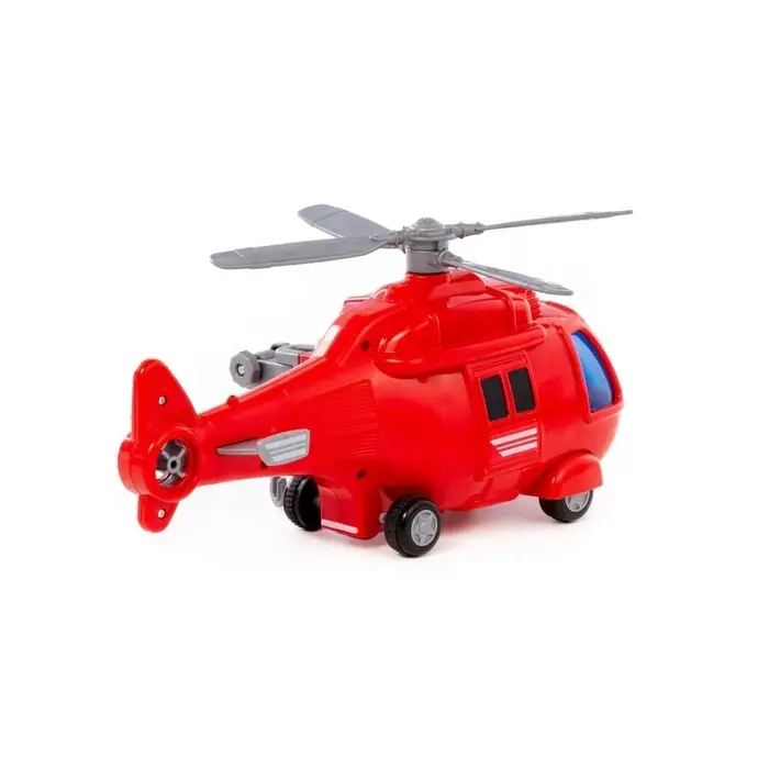 Вертолёт пожарный "Импульс", инерционный, со светом и звуком 61823