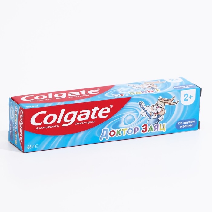 Детская зубная паста Colgate «Доктор Заяц», со вкусом жвачки, 66 мл Детская зубная паста Colgate «Доктор Заяц», со вкусом жвачки, 66 мл