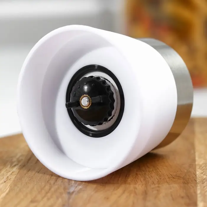 Мельница для специй &laquo;Модерн&raquo;, 180 мл, 6.5&times;13 см, белая