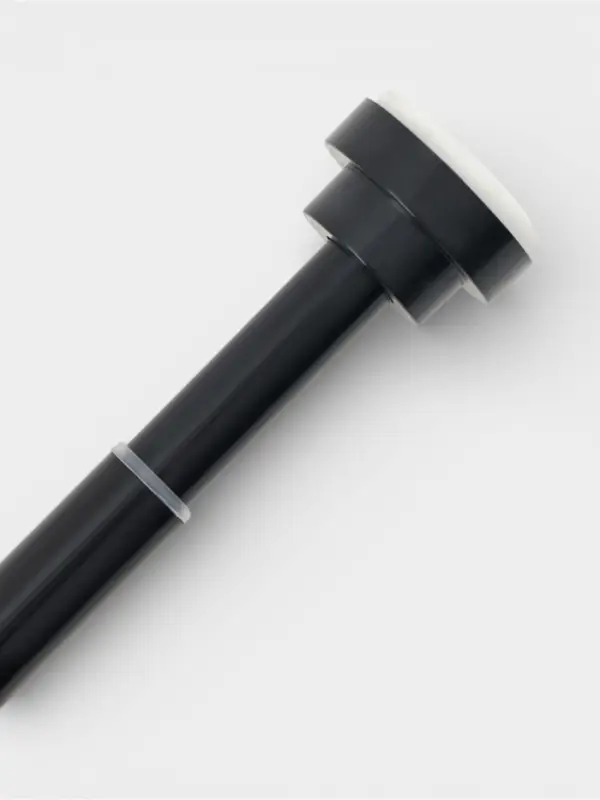 Карниз для ванной &laquo;Доляна&raquo;, телескопический, 116-220 см, стальной, черный