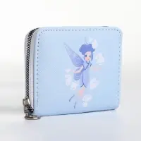Кошелёк на молнии &laquo;Фея воздуха&raquo;, отдел для карт, для монет, голубой