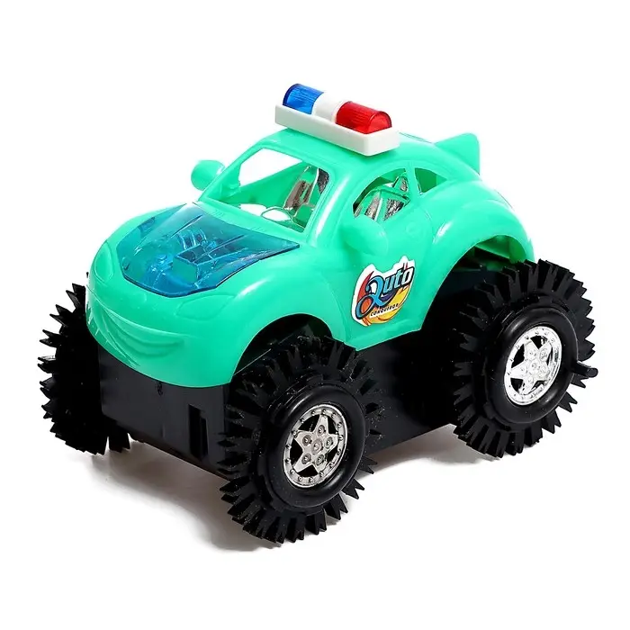 Машина-перевёртыш «Кабриолет», работает от батареек, световые эффекты, цвета МИКС