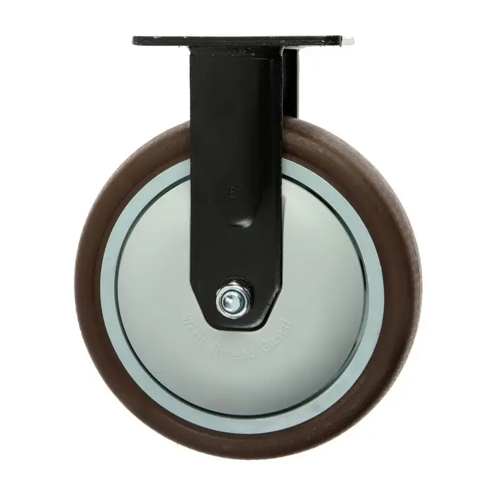 Колесо для транспортных тележек ТУНДРА, d=200 мм, на площадке, покрытие TPR=