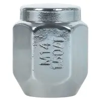 Гайка колесная M14x1,5x30, конус, ключ 22, закрытая, хром для а/м Toyota/Lexus