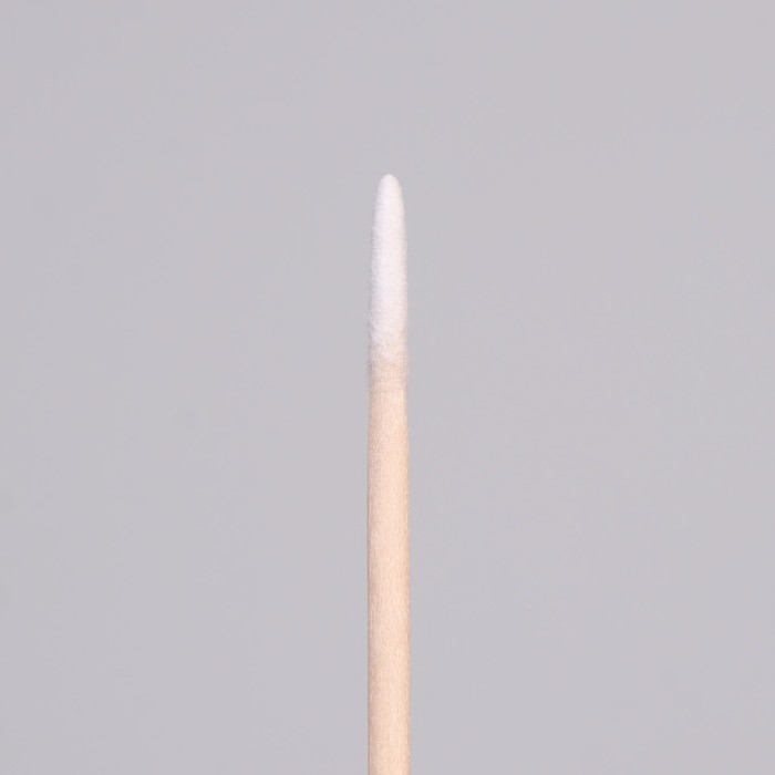 Ватные палочки на деревянной основе, заострённые, 7 см, 100 шт