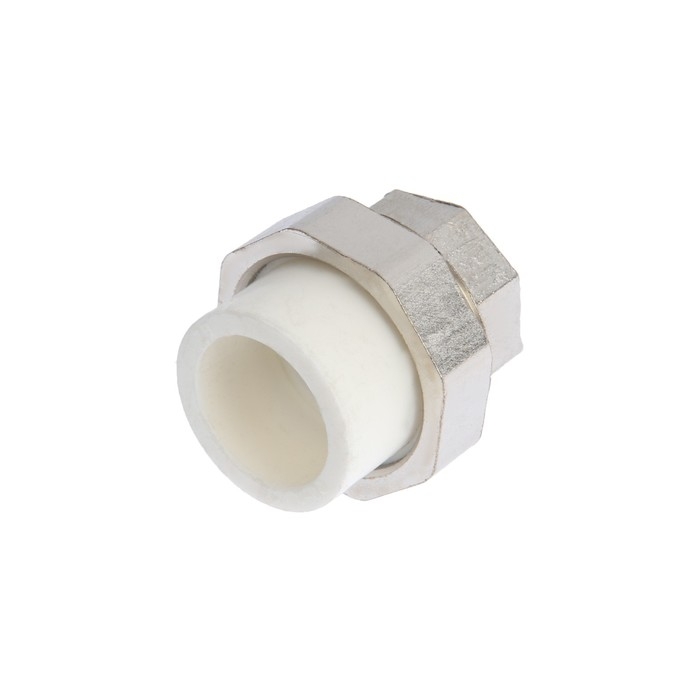 Муфта комбинированная ZEIN, полипропиленовая, американка, внутренняя резьба, d=25 мм х 3/4 Муфта комбинированная ZEIN, полипропиленовая, американка, внутренняя резьба, d=25 мм х 3/4"