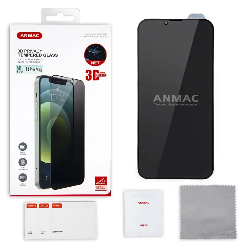 Защитное стекло для iPhone 13 Pro Max ANMAC 3D Privacy Арт. 1137127