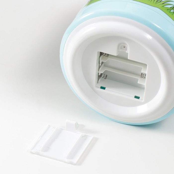 Копилка пластик Копилка пластик "Банка. Единорожка" кодовый замок, звук АА голубой 15х21 см