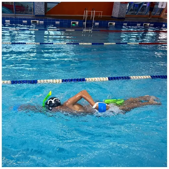 Лопатка для плавания ONLYTOP, р. L/XL, цвет синий Лопатка для плавания ONLYTOP, р. L/XL, цвет синий