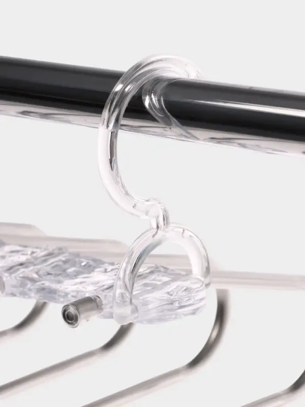 Вешалка для брюк многоуровневая, трансформер, 30.5&times;32&times;7.5, 5 уровней, прозрачная