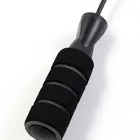 Скакалка спортивная, 3.1 м, регулируемая, чёрная