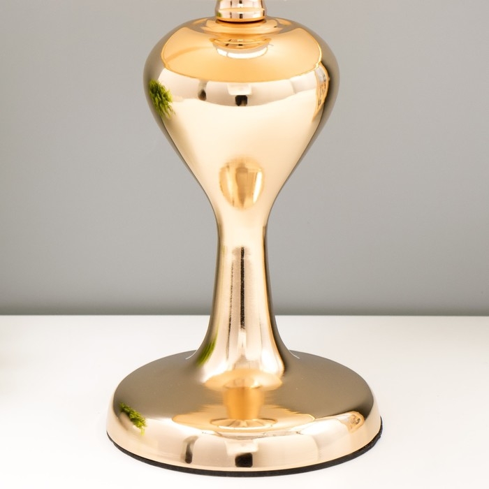 Лампа настольная Лампа настольная "Сарма" 1x60Вт E27 золото 25х25х40см RISALUX