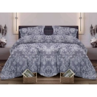 Постельное белье 1,5сп бязь набивная 120г/м2 (нав.70х70 2шт.), Мадлен