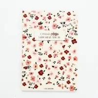 Гифтбокс с чаем, конфетами и еждневником "Цветочный паттерн"