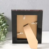 Фоторамка пластик 10х15 см "Моррис" тёмно-коричневый 19,8х15х2 см