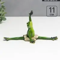 Фигурка полистоун лак &laquo;Лягуха балерина - шпагат&raquo;, 11&times;7&times;20 см