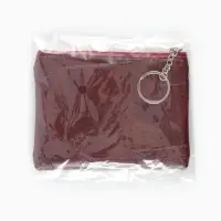 Кошелёк-монетница на молнии, однотонный, 15&times;0.5&times;11 см, МИКС