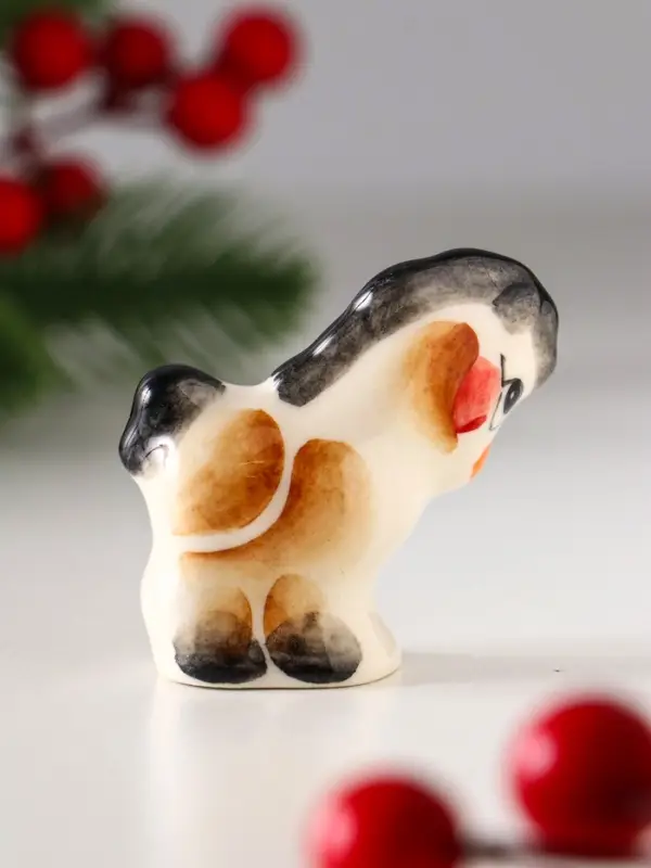 Сувенир Жеребенок Пупс Саша, 5х5 см, гжель, цвет