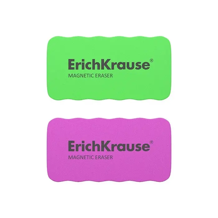 Губка для маркерных досок ErichKrause, магнитная, 107&times;57 мм, МИКС