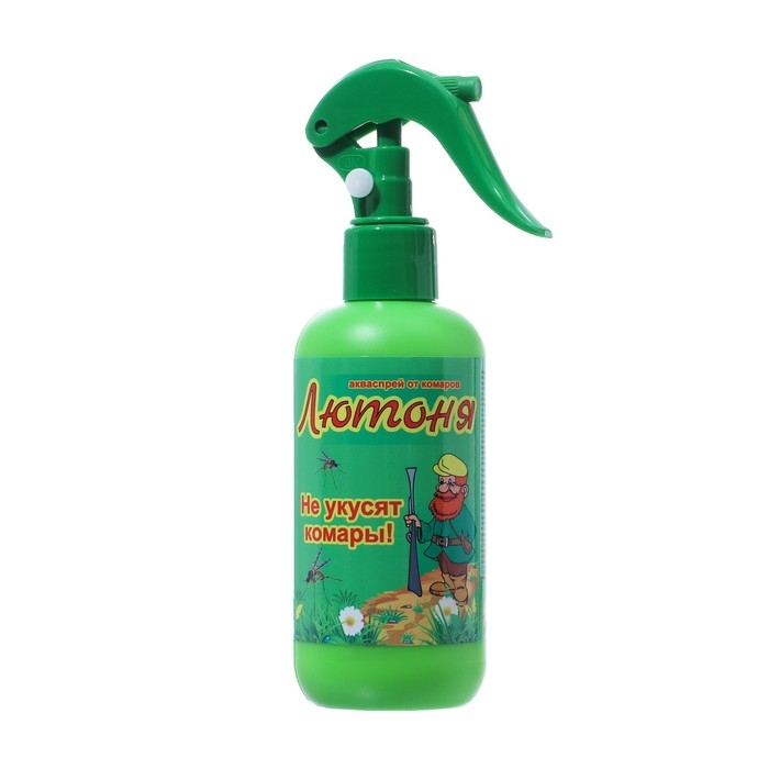Аква-спрей от комаров Лютоня, 200 мл Аква-спрей от комаров Лютоня, 200 мл