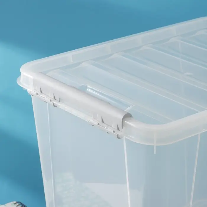 Контейнер для хранения с крышкой, 25 л, 41&times;29.5&times;31.2 см, пластик, прозрачный