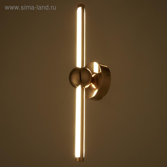 Бра 49424/1 LED 16Вт 4000К золото 7х7х42 см