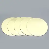 Подложка кондитерская, золотая 20 см - Набор 5 шт.