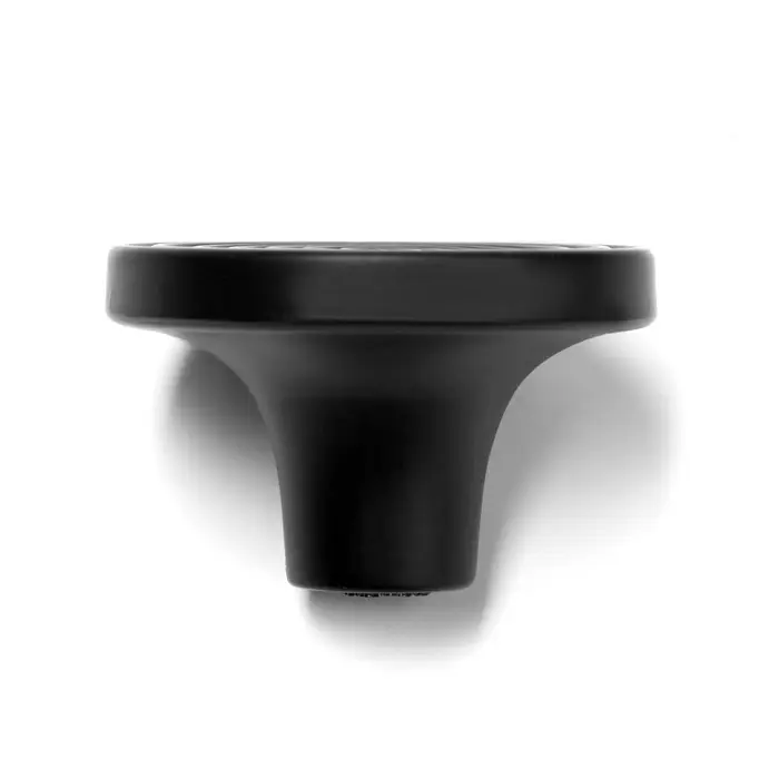 Ручка-кнопка CAPPIO PK111, d=38 мм, пластик, цвет черный Ручка-кнопка CAPPIO PK111, d=38 мм, пластик, цвет черный