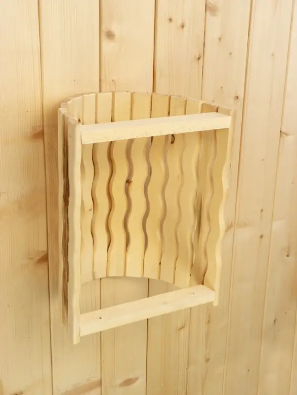 Абажур для бани и сауны &laquo;Волны&raquo;, липа, настенный