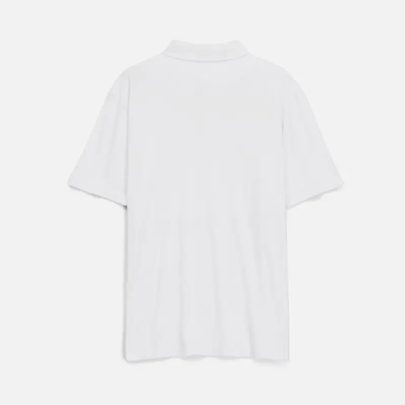 Рубашка поло унисекс Senti, белая, размер XXL Рубашка поло унисекс Senti, белая, размер XXL