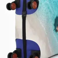 Чехол для чемодана &laquo;Море&raquo;, 28", разноцветный