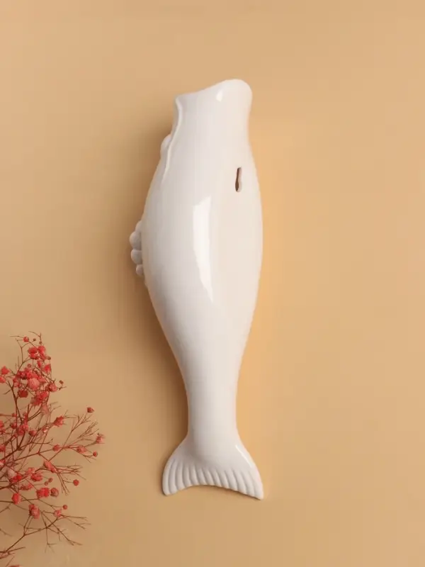 Декор настенный-ваза, панно TAKE IT EASY &laquo;Рыбки&raquo;, 26.2&times;7.3 см, белый