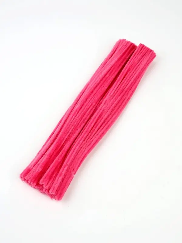 Синельная проволока набор 50 шт., розовая, 30 см