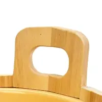 Шайка - таз для бани и сауны &laquo;Термо&raquo;, 12 л, деревянная, пластиковая вставка, &laquo;Добропаровъ&raquo;