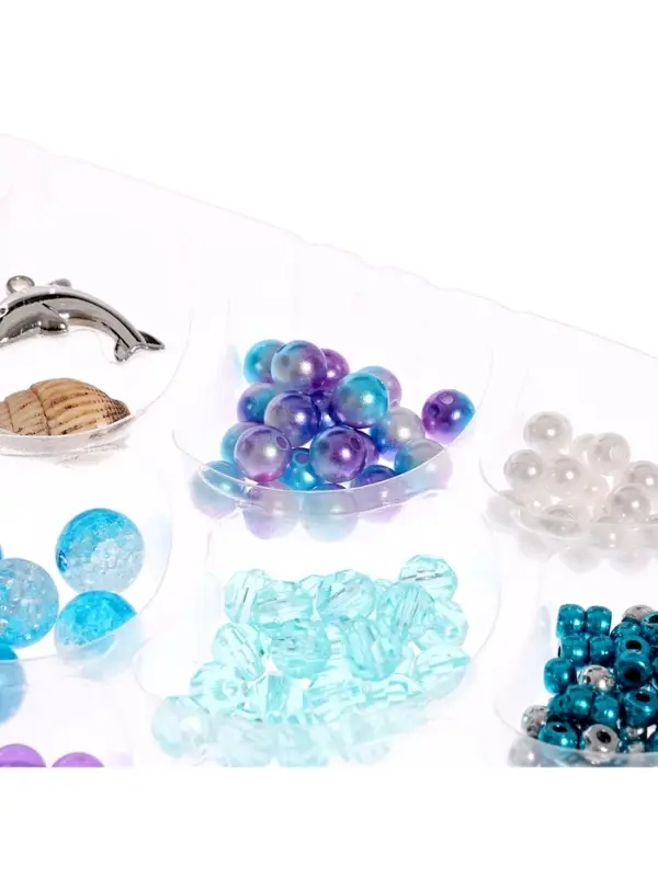 Набор для творчества &laquo;Создай украшение: Русалочка&raquo;, 12 видов бусин, 5 шармов