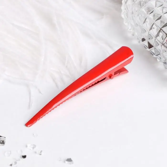 Зажим для волос «Уточка», классика, 8 см, МИКС Зажим для волос «Уточка», классика, 8 см, МИКС