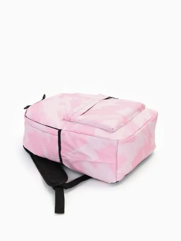 Рюкзак школьный на молнии, с карманами, размер 30&times;13&times;42 см, светло-розовый