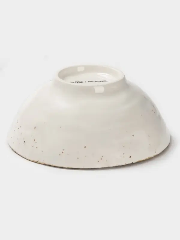 Миска Magistro Alpine Frost, 750 мл, 16.9&times;7.3 см, фарфор, белая