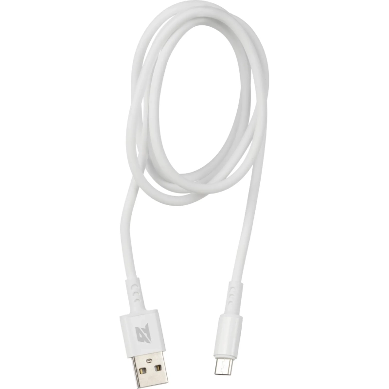 Кабель 2,4A, 1м, USB - Micro-USB, TPE, силикон, белый BT-JCBL-007/U28