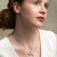 Кулон на цепочке &laquo;Дельфины в паре&raquo;, МИКС, L=40 см
