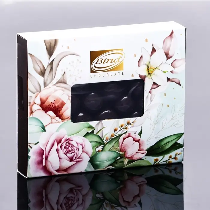 Шоколадное драже &laquo;Малина в темном шоколаде&raquo;, Золотой Новый Год, 100 г