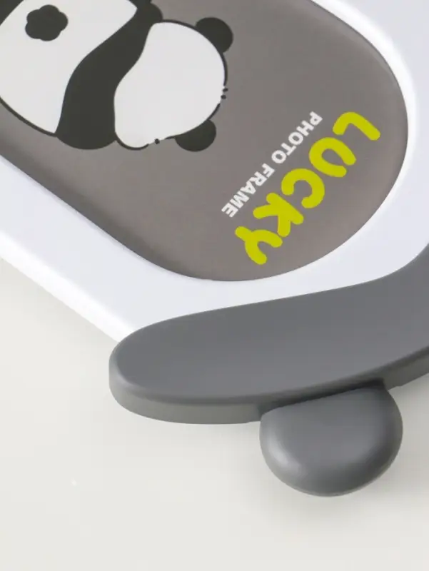 Фоторамка пластик 10х15 см "Домик с ушками мишки" бело-серый 2х16,7х23,5 см