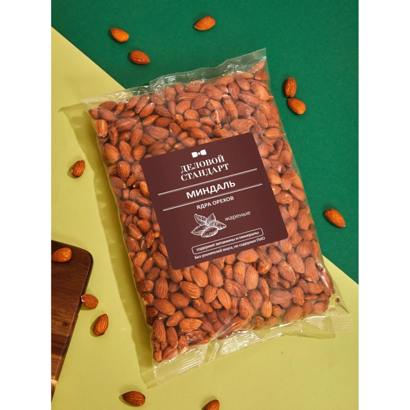 Миндаль Деловой Стандарт жареный, 1кг