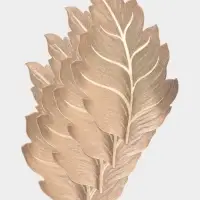 Набор салфеток для стола Доляна &laquo;Осенний лист&raquo;, 49&times;29 см, 4 шт., ПВХ, золотистый