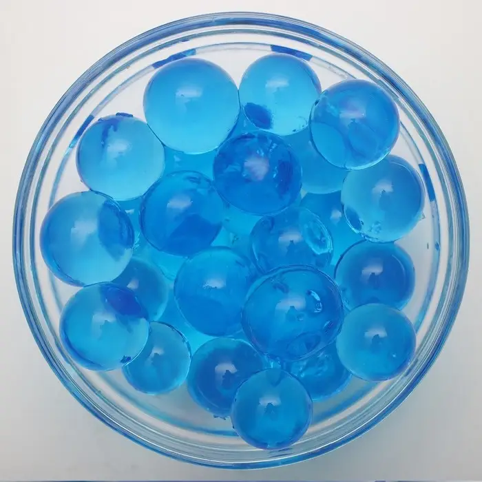 Аквагрунт, крупный гидрогель декоративный для цветов, синий, 50 г