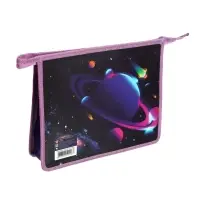 Папка для тетрадей А5 &laquo;Планеты&raquo;, молния сверху, 230&times;190&times;50 мм