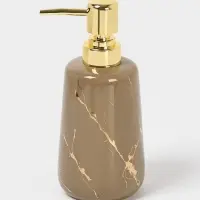 Набор аксессуаров для ванной комнаты SAVANNA &laquo;Гроза&raquo;, 4 предмета, мыльница, дозатор для мыла, 2 стакана, коричневый