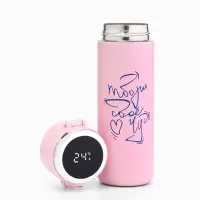 Термос, 420 мл, &laquo;Твори своё чудо&raquo;, сохраняет тепло 8 ч, с термометром