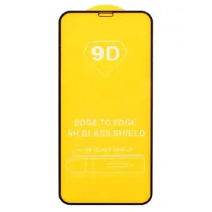 Защитное стекло для iPhone 11 Pro/XS/X Full Glue с рамкой 2.5D черное (25 шт./уп.)
